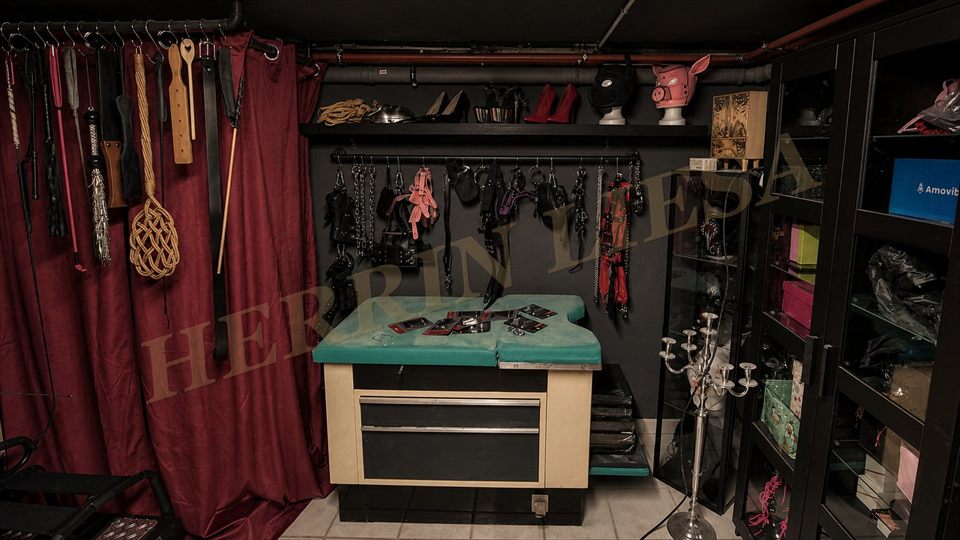 Gesamtansicht des privaten Darkrooms